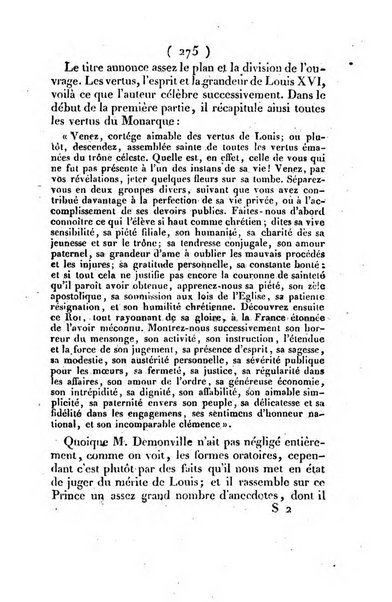 L'ami de la religion et du roi journal ecclesiastique, politique et litteraire