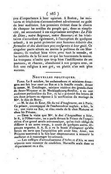 L'ami de la religion et du roi journal ecclesiastique, politique et litteraire