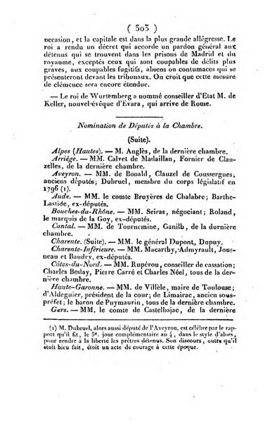 L'ami de la religion et du roi journal ecclesiastique, politique et litteraire