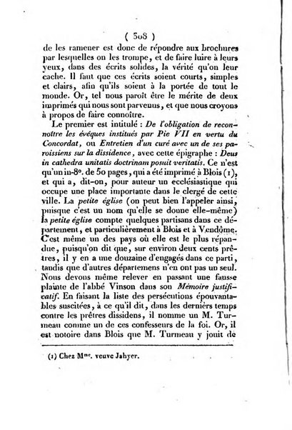 L'ami de la religion et du roi journal ecclesiastique, politique et litteraire