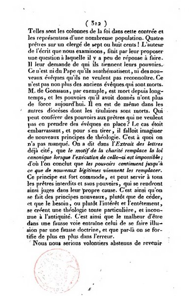 L'ami de la religion et du roi journal ecclesiastique, politique et litteraire