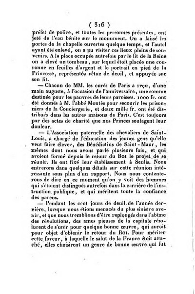 L'ami de la religion et du roi journal ecclesiastique, politique et litteraire