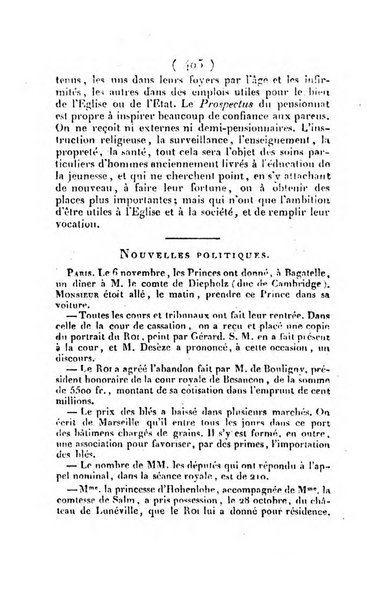 L'ami de la religion et du roi journal ecclesiastique, politique et litteraire