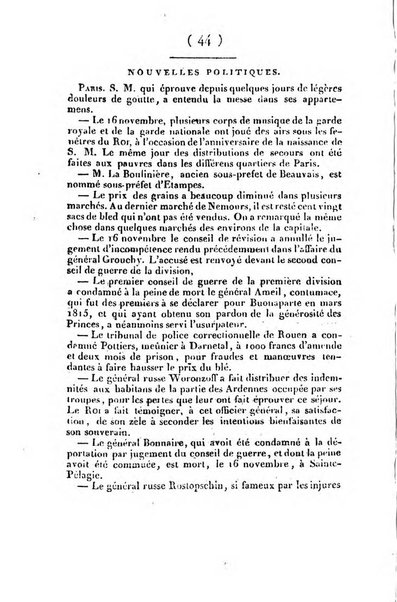 L'ami de la religion et du roi journal ecclesiastique, politique et litteraire