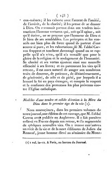 L'ami de la religion et du roi journal ecclesiastique, politique et litteraire