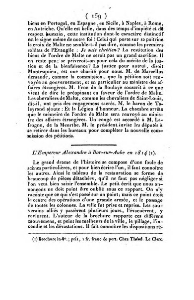 L'ami de la religion et du roi journal ecclesiastique, politique et litteraire