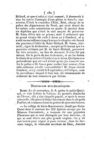 L'ami de la religion et du roi journal ecclesiastique, politique et litteraire