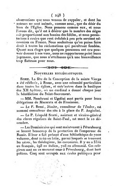 L'ami de la religion et du roi journal ecclesiastique, politique et litteraire