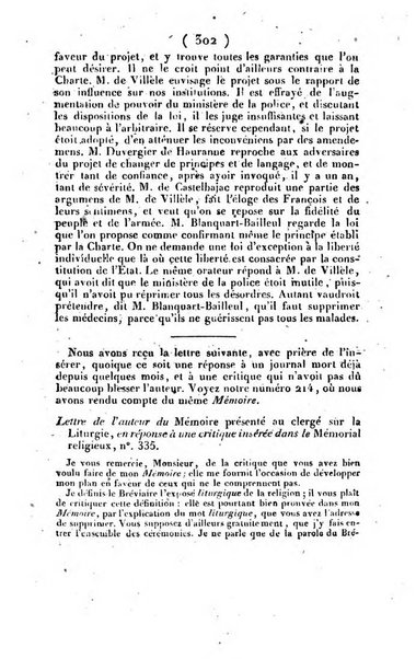 L'ami de la religion et du roi journal ecclesiastique, politique et litteraire