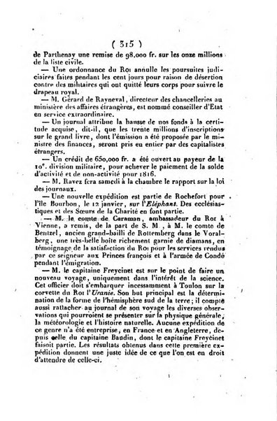 L'ami de la religion et du roi journal ecclesiastique, politique et litteraire