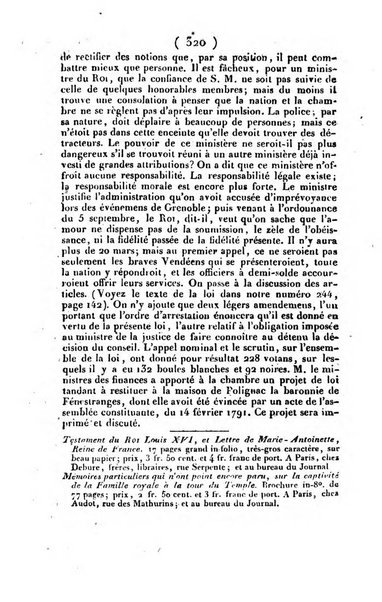 L'ami de la religion et du roi journal ecclesiastique, politique et litteraire