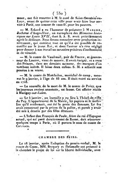 L'ami de la religion et du roi journal ecclesiastique, politique et litteraire