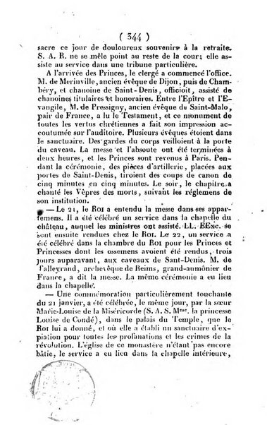 L'ami de la religion et du roi journal ecclesiastique, politique et litteraire