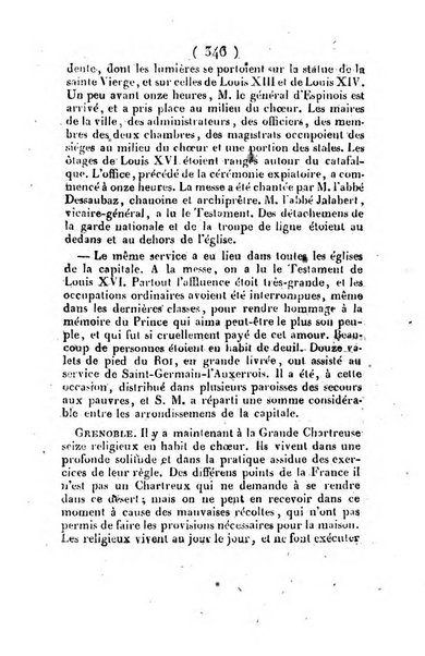 L'ami de la religion et du roi journal ecclesiastique, politique et litteraire