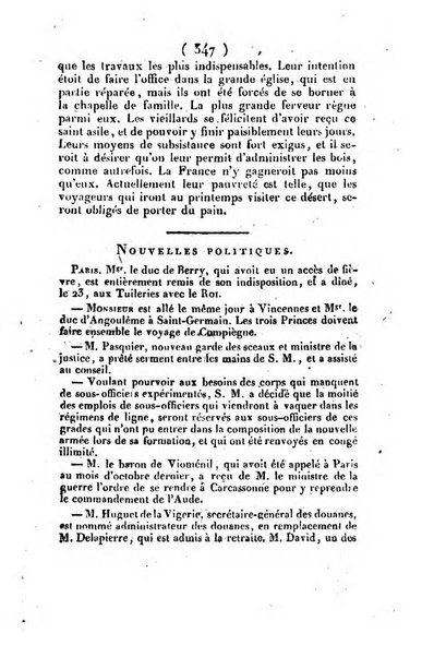 L'ami de la religion et du roi journal ecclesiastique, politique et litteraire