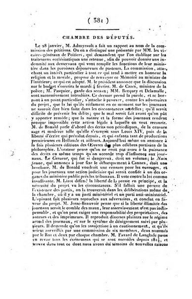 L'ami de la religion et du roi journal ecclesiastique, politique et litteraire