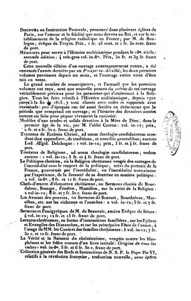 L'ami de la religion et du roi journal ecclesiastique, politique et litteraire