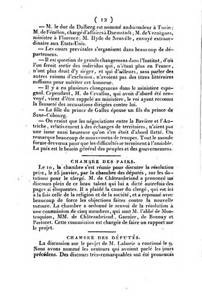 L'ami de la religion et du roi journal ecclesiastique, politique et litteraire