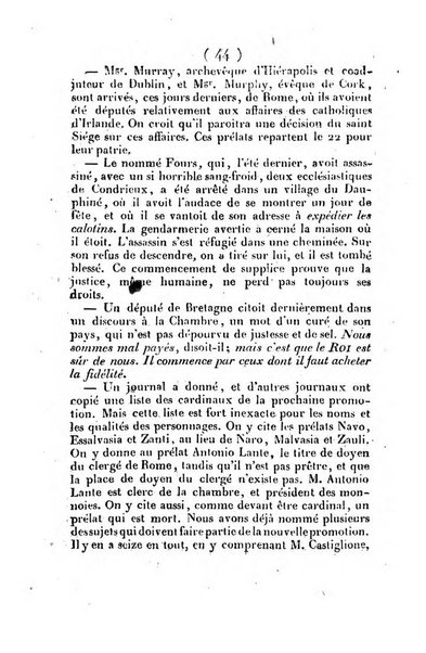 L'ami de la religion et du roi journal ecclesiastique, politique et litteraire