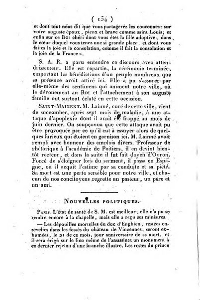 L'ami de la religion et du roi journal ecclesiastique, politique et litteraire