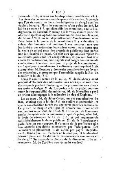 L'ami de la religion et du roi journal ecclesiastique, politique et litteraire