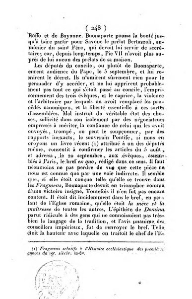 L'ami de la religion et du roi journal ecclesiastique, politique et litteraire