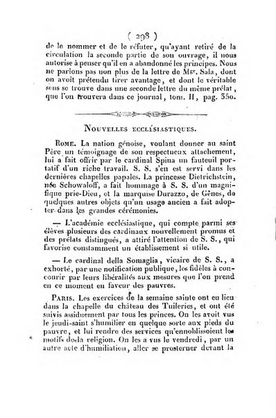 L'ami de la religion et du roi journal ecclesiastique, politique et litteraire