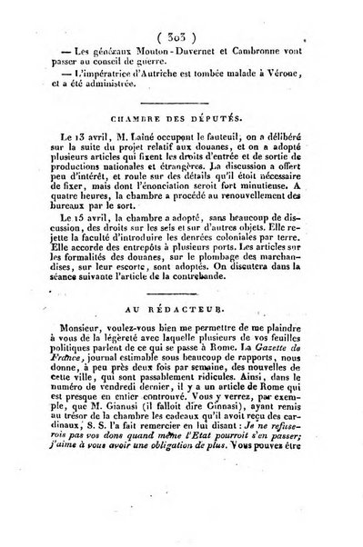 L'ami de la religion et du roi journal ecclesiastique, politique et litteraire