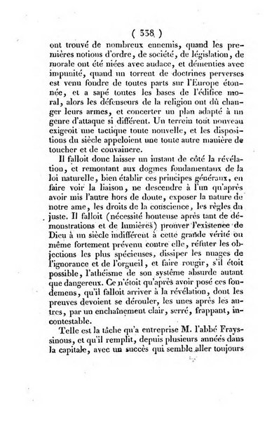 L'ami de la religion et du roi journal ecclesiastique, politique et litteraire