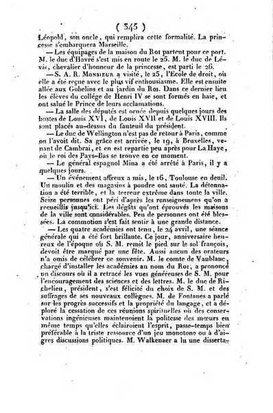 L'ami de la religion et du roi journal ecclesiastique, politique et litteraire