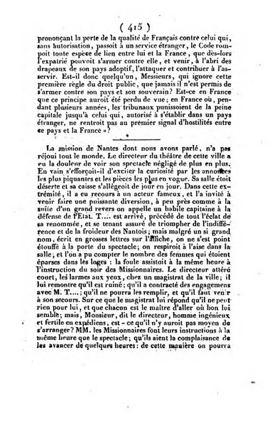 L'ami de la religion et du roi journal ecclesiastique, politique et litteraire