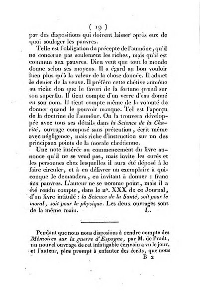 L'ami de la religion et du roi journal ecclesiastique, politique et litteraire