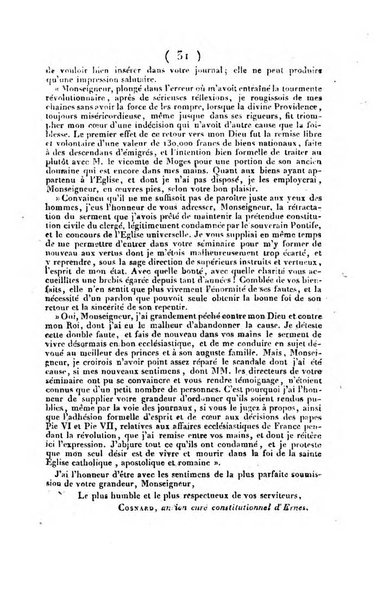 L'ami de la religion et du roi journal ecclesiastique, politique et litteraire