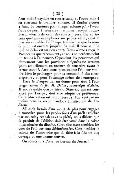 L'ami de la religion et du roi journal ecclesiastique, politique et litteraire