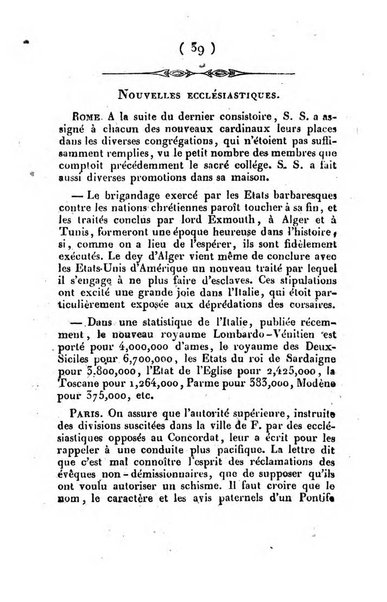 L'ami de la religion et du roi journal ecclesiastique, politique et litteraire