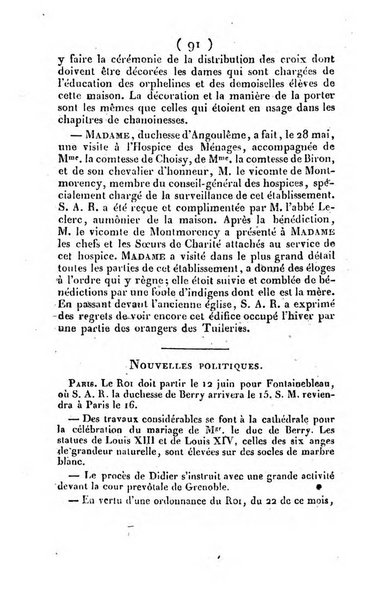 L'ami de la religion et du roi journal ecclesiastique, politique et litteraire