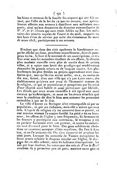 L'ami de la religion et du roi journal ecclesiastique, politique et litteraire