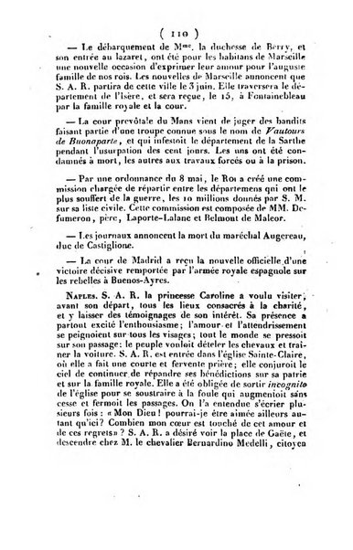 L'ami de la religion et du roi journal ecclesiastique, politique et litteraire