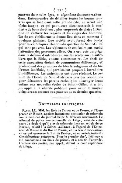 L'ami de la religion et du roi journal ecclesiastique, politique et litteraire