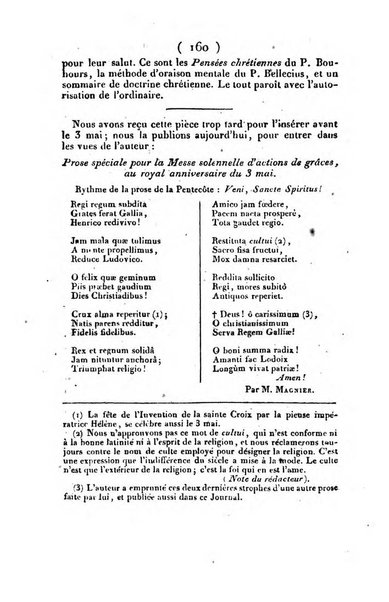 L'ami de la religion et du roi journal ecclesiastique, politique et litteraire