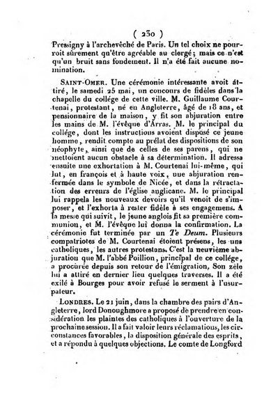 L'ami de la religion et du roi journal ecclesiastique, politique et litteraire