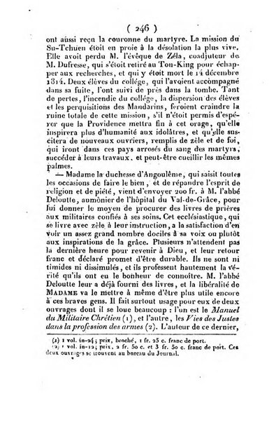 L'ami de la religion et du roi journal ecclesiastique, politique et litteraire