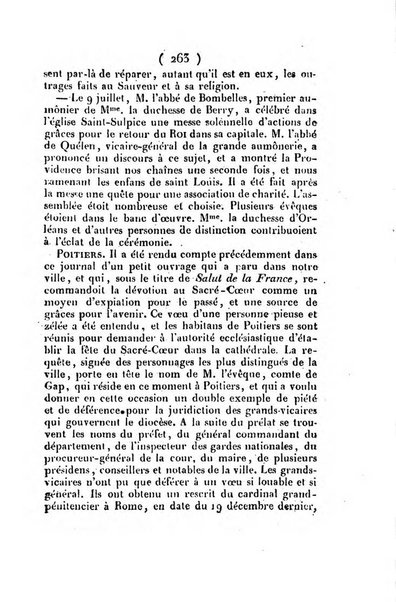 L'ami de la religion et du roi journal ecclesiastique, politique et litteraire