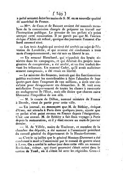 L'ami de la religion et du roi journal ecclesiastique, politique et litteraire