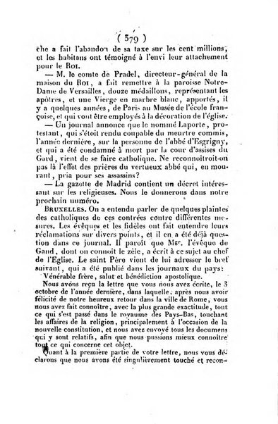 L'ami de la religion et du roi journal ecclesiastique, politique et litteraire