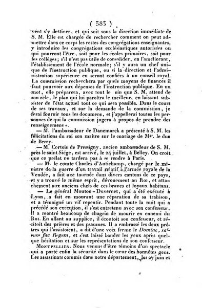 L'ami de la religion et du roi journal ecclesiastique, politique et litteraire