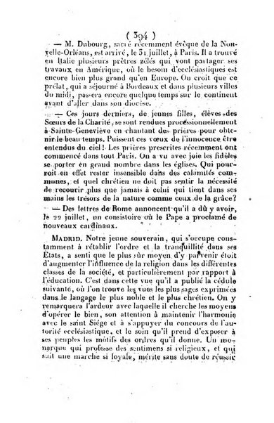 L'ami de la religion et du roi journal ecclesiastique, politique et litteraire