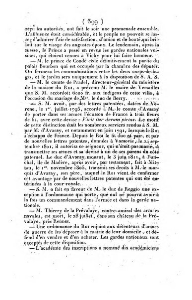 L'ami de la religion et du roi journal ecclesiastique, politique et litteraire