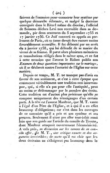 L'ami de la religion et du roi journal ecclesiastique, politique et litteraire