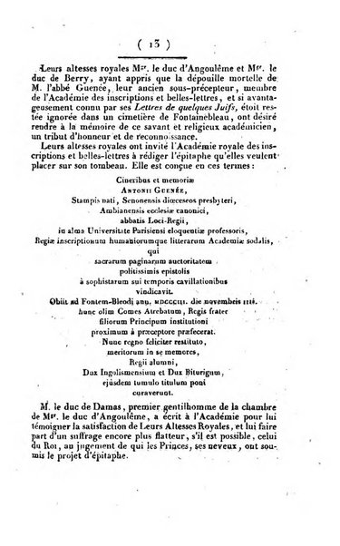 L'ami de la religion et du roi journal ecclesiastique, politique et litteraire